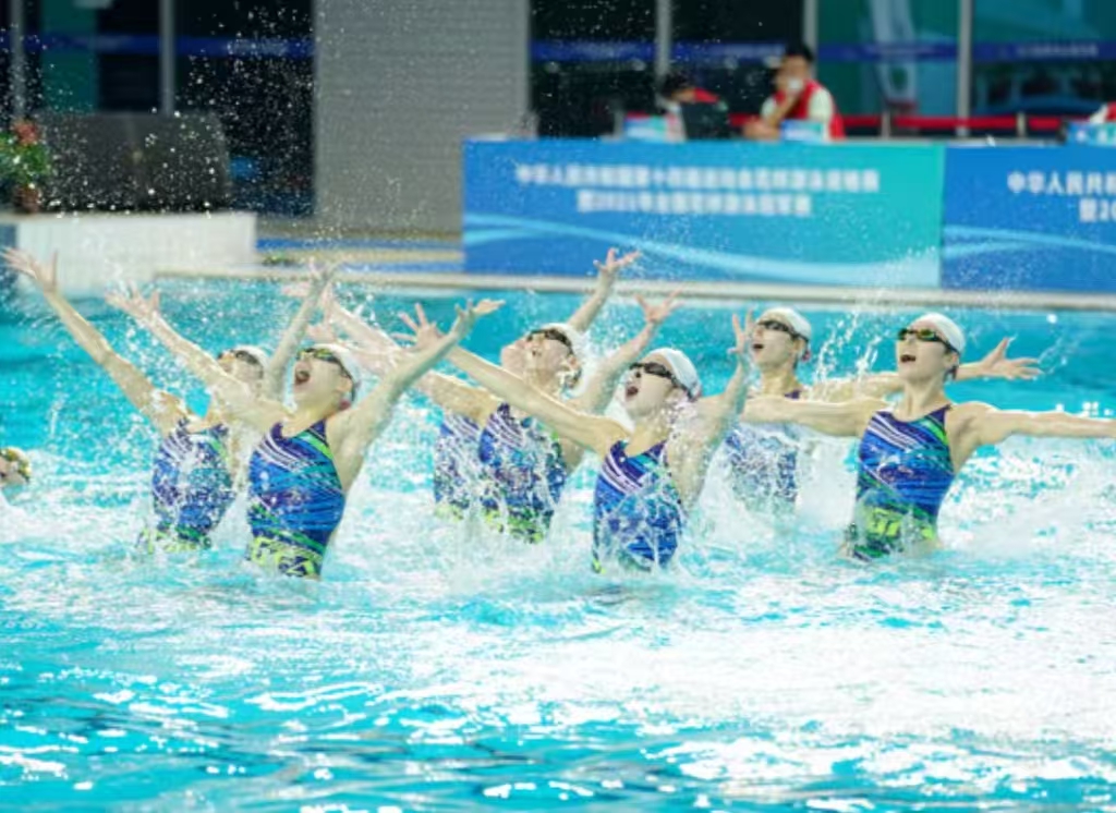 第十四届全运会游泳及花腔游泳游赛